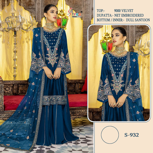 S-932 Shree Fabs Pakistani Salwar Suits