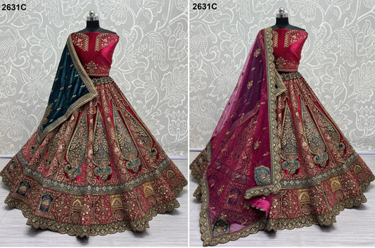 2631C Anjani Art Lehenga Choli