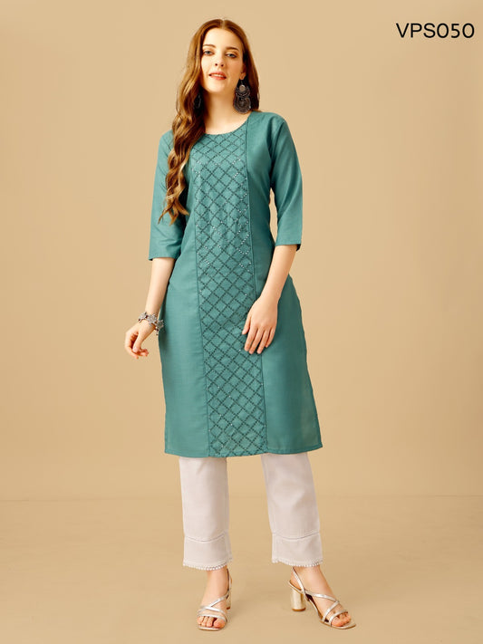 50 Aaradhya Vol 2 Fashion Berry Kurti Pant Set
