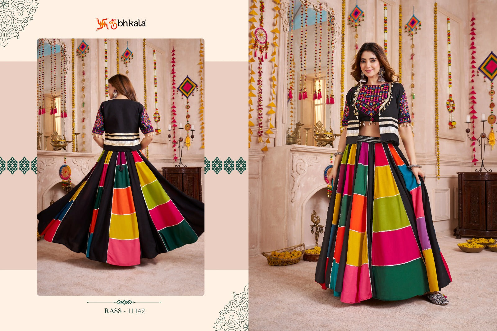 11142 Raas Vol 33 Shubhkala Viscose Cotton Chaniya Choli