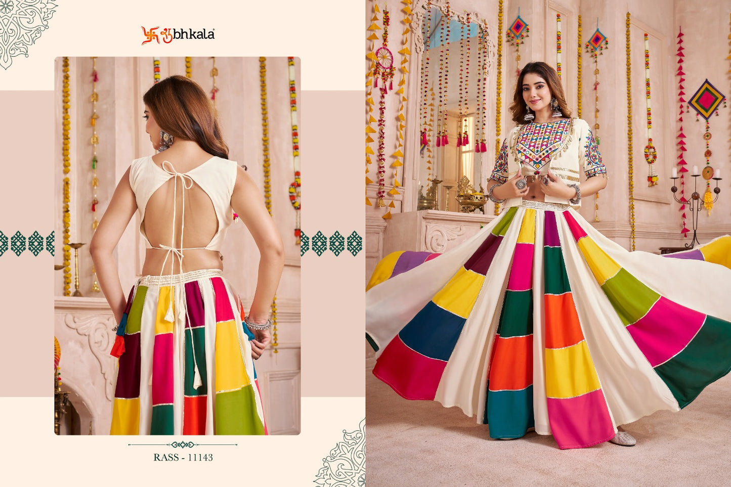 11143 Raas Vol 33 Shubhkala Viscose Cotton Chaniya Choli