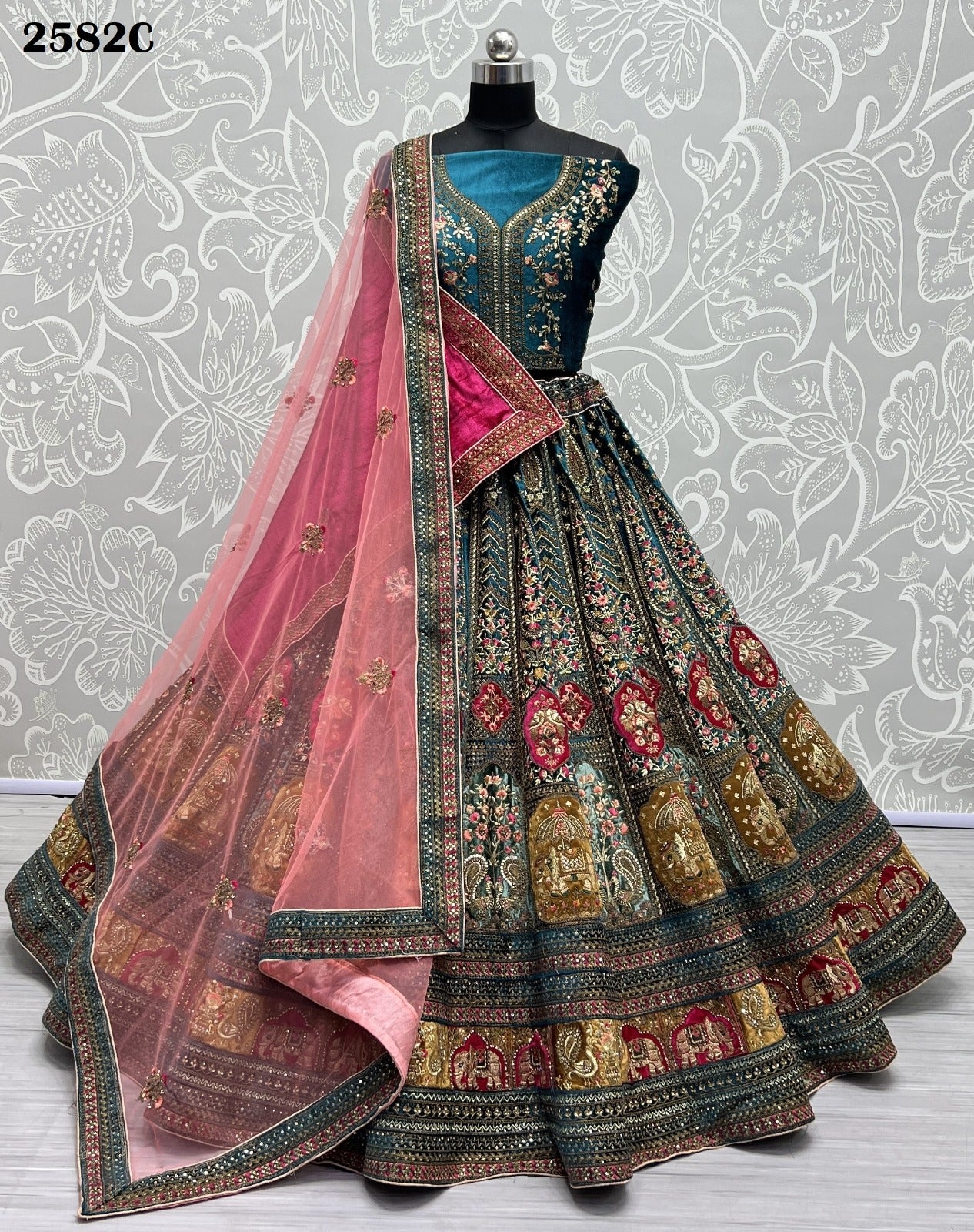 2582C Anjani Art Lehenga Choli