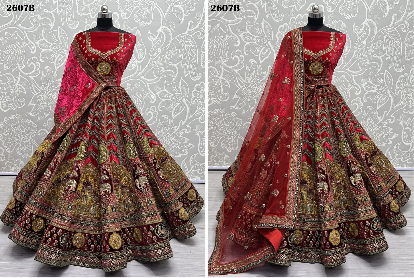 2607B Anjani Art Lehenga Choli