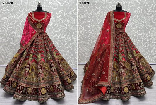 2607B Anjani Art Lehenga Choli