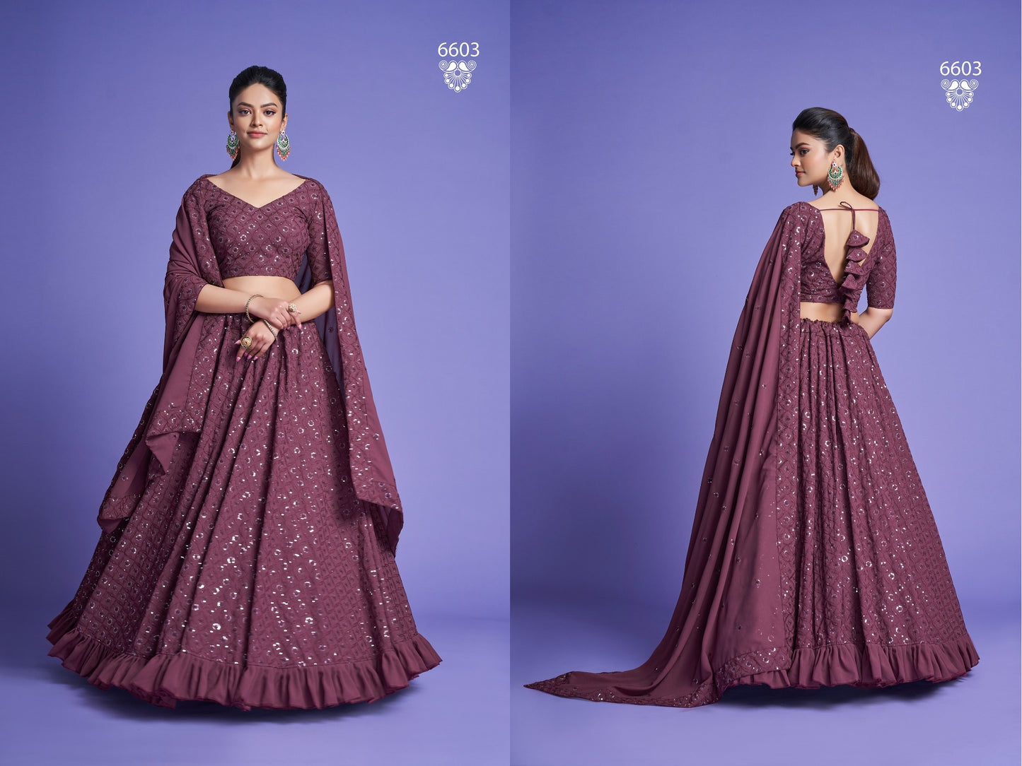 6603 Shringaar Vol 8 Aahvan Designs Lehenga Choli