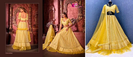 6002 Ruksana Varni Fabrics Lehenga Choli