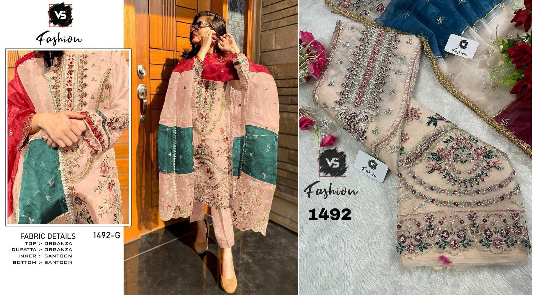 1492G Vs Fashion Pakistani Salwar Suits