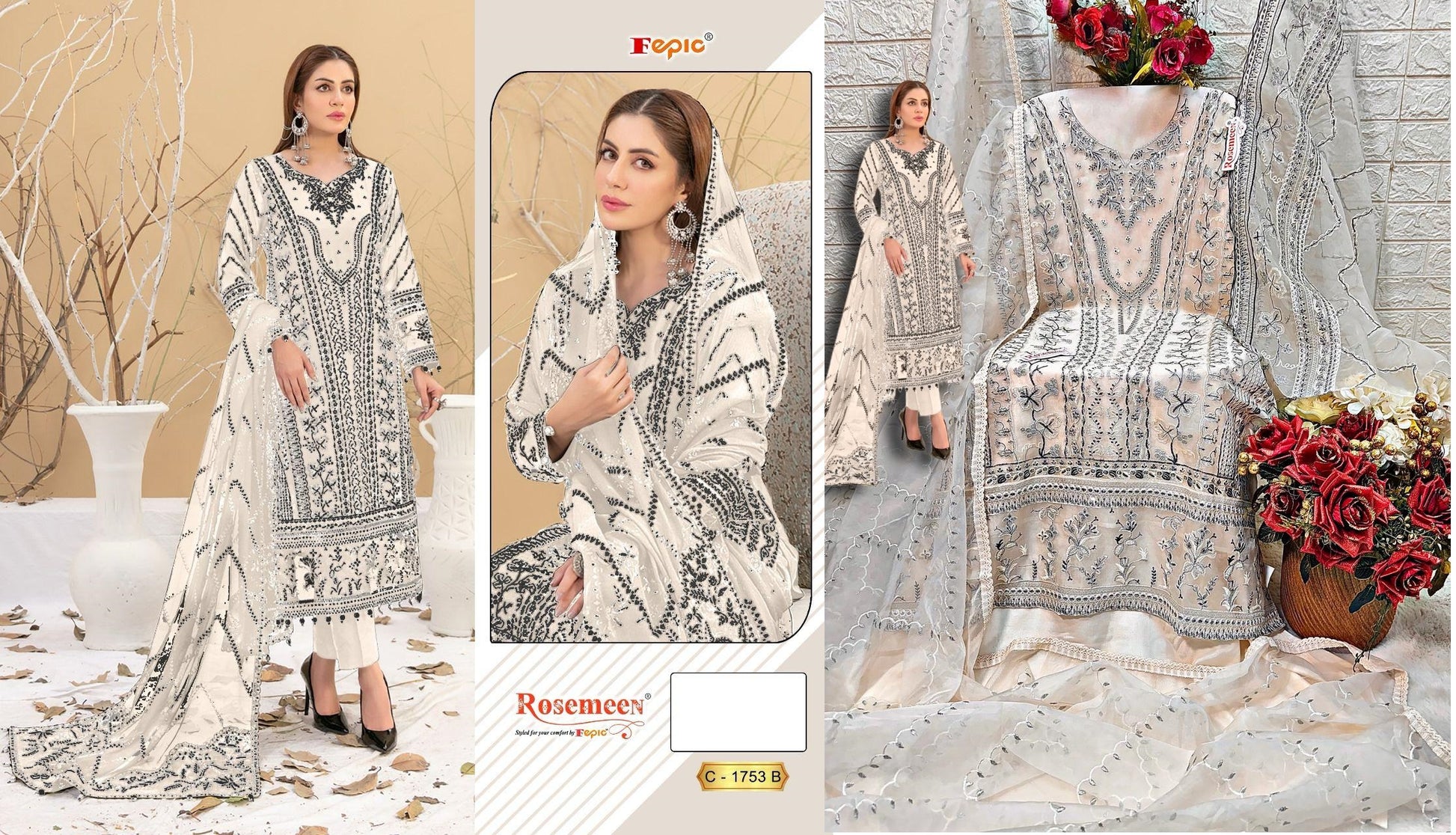 1753B Fepic Pakistani Salwar Suits