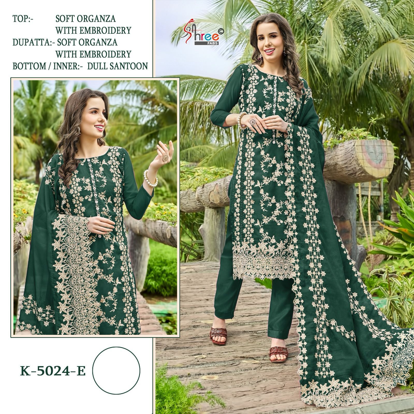 5024E Shree Fabs Pakistani Salwar Suits