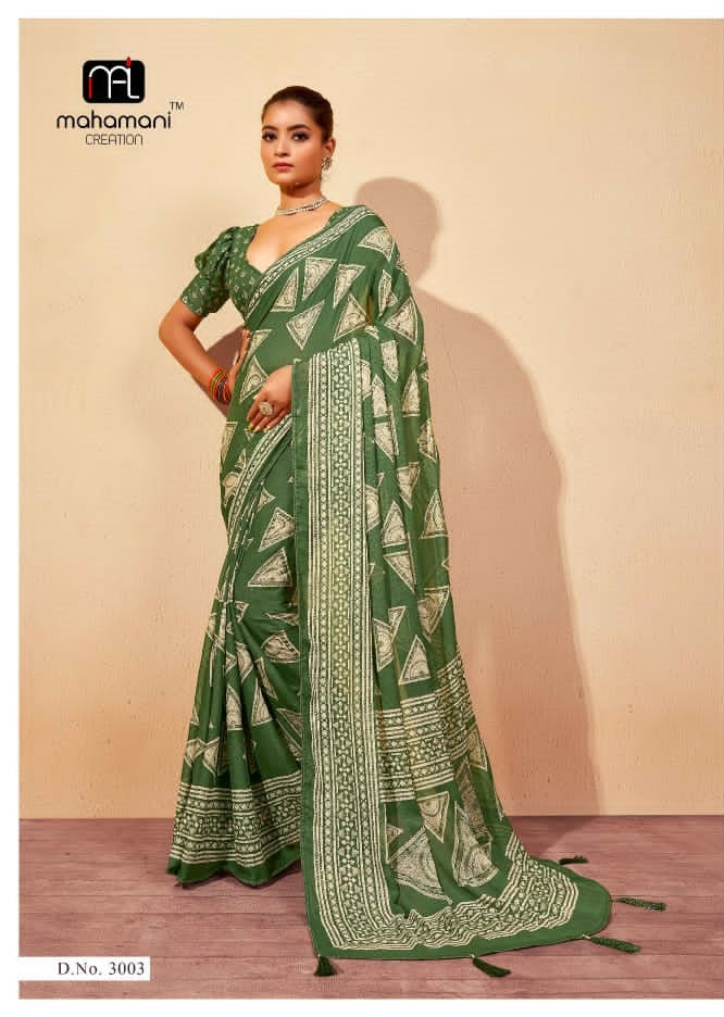 3003 Amrita Vol 3 Mahamani Creation Sarees