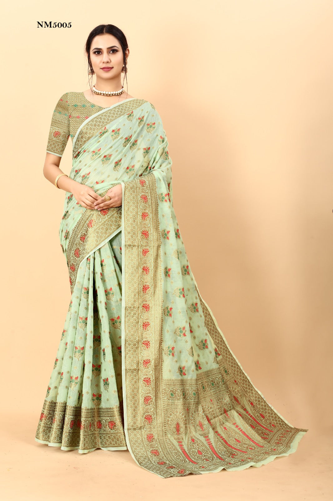 Nm5005 Fashion Berry Sarees