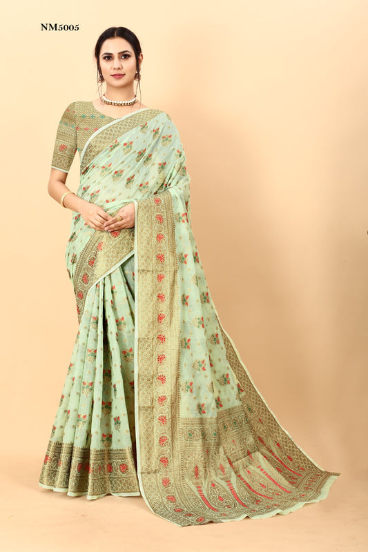Nm5005 Fashion Berry Sarees