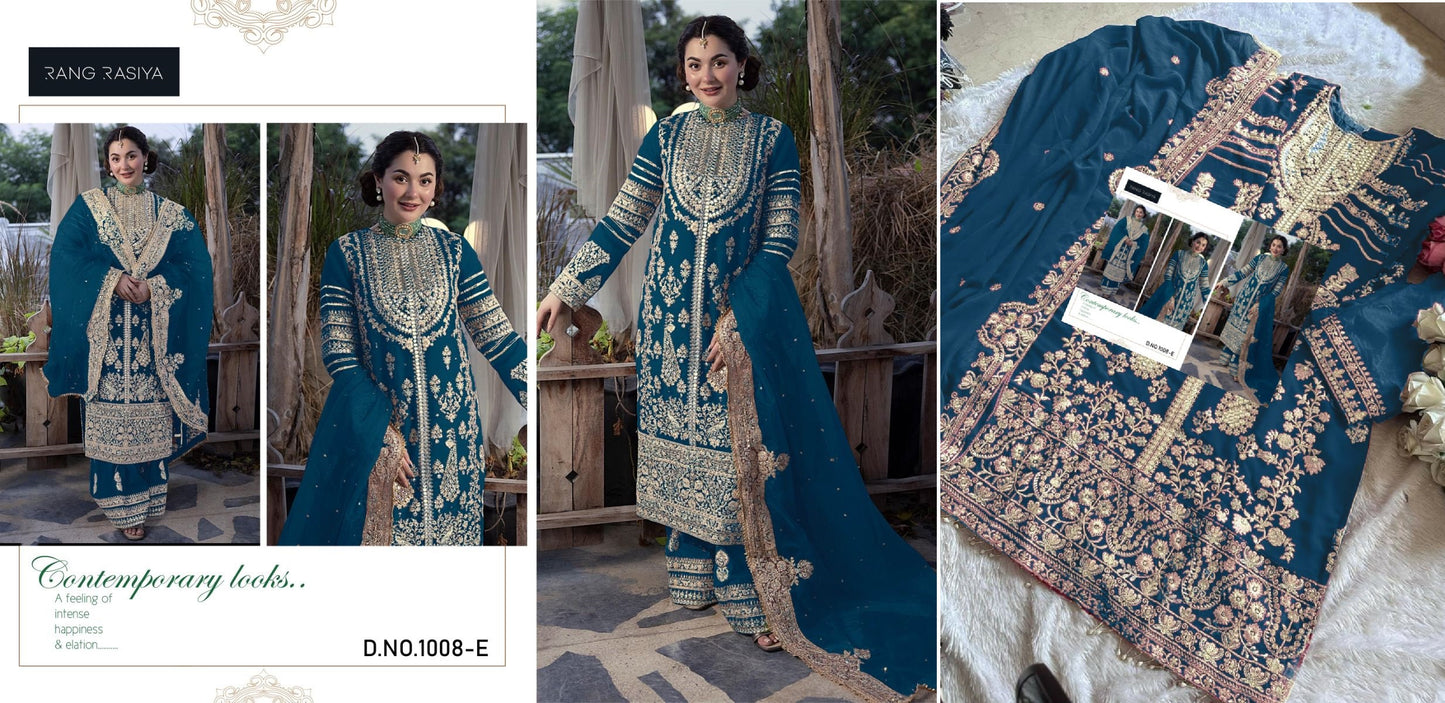 1008E Rang Rasiya Pakistani Salwar Suits