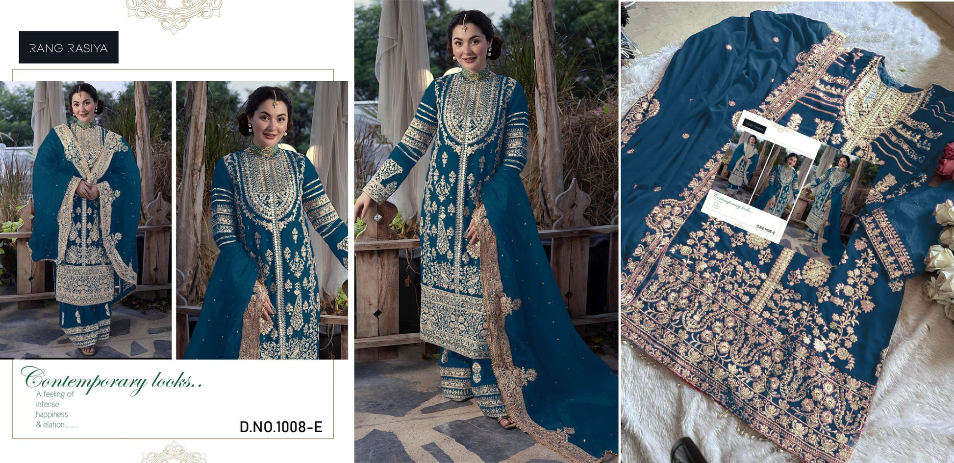 1008E Rang Rasiya Pakistani Salwar Suits