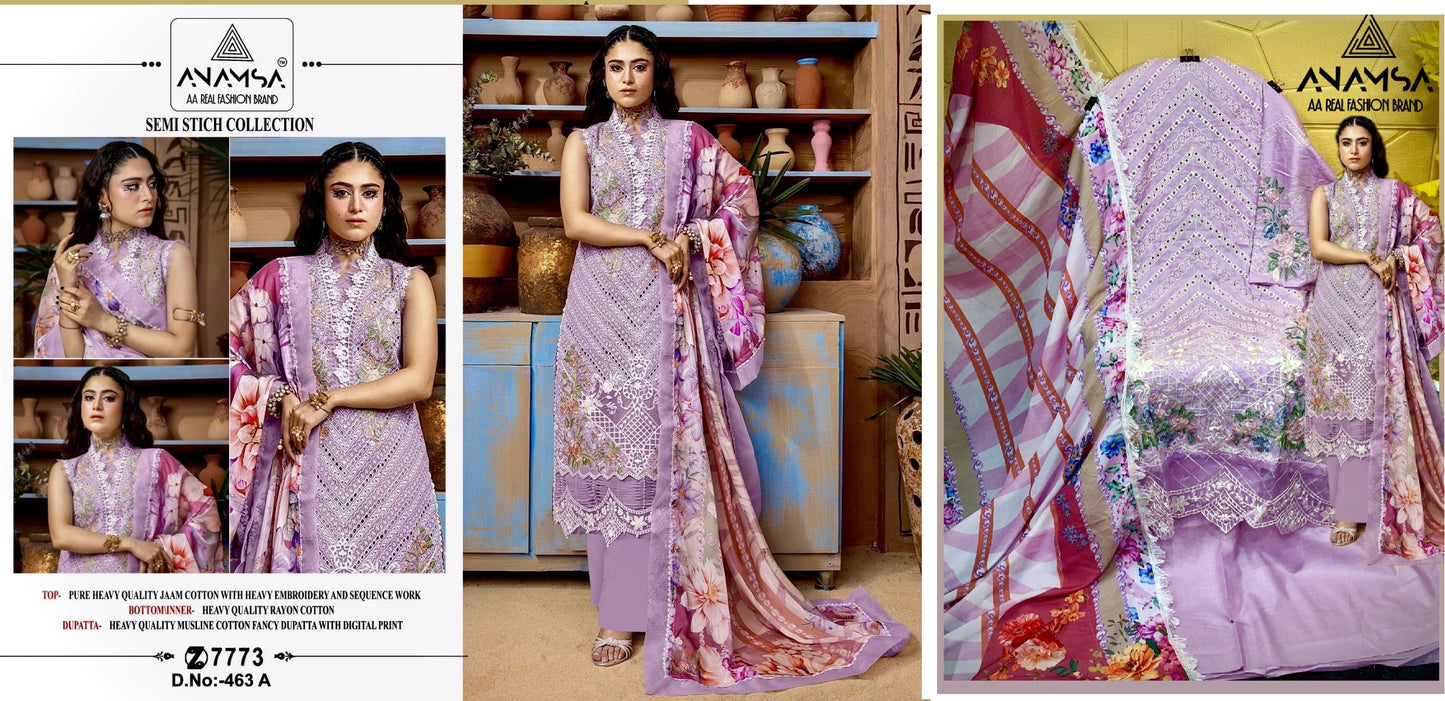 463A Anamsa Pakistani Salwar Suits