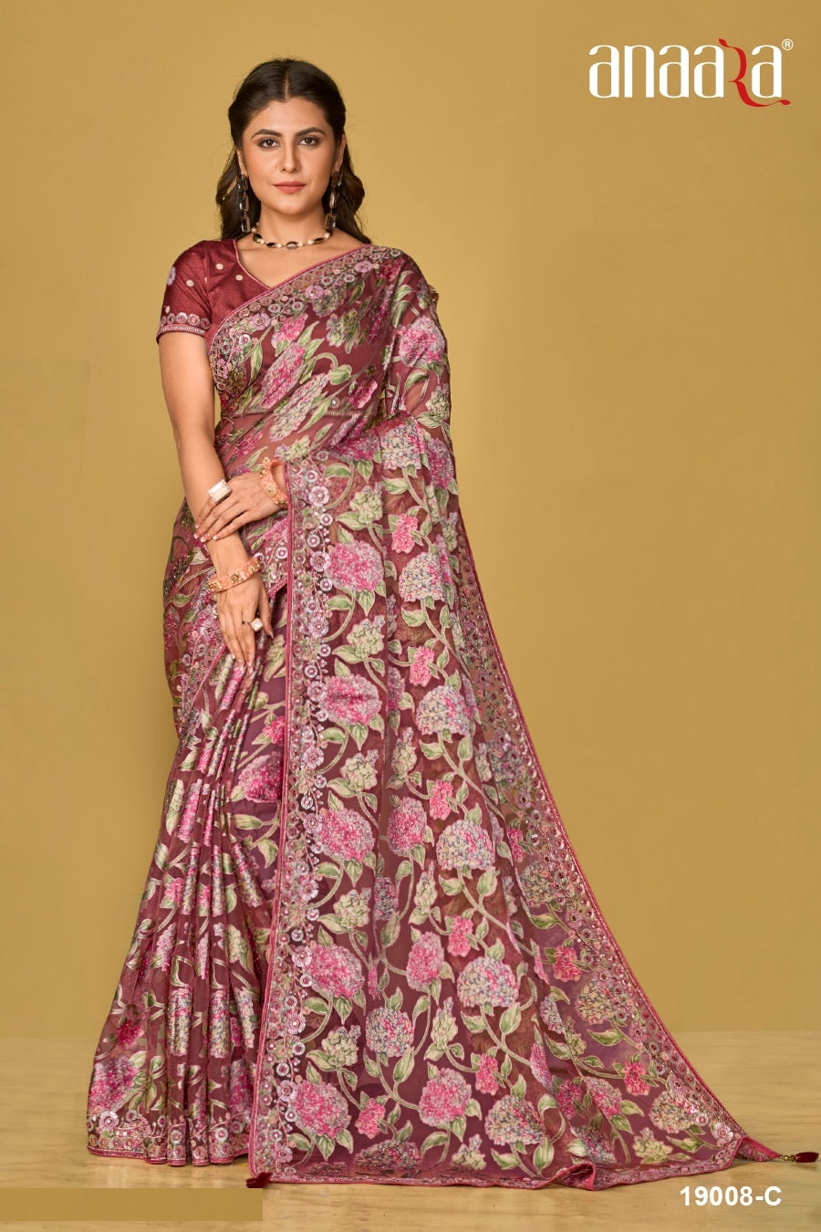 19008C Anaara Tathastu Sarees