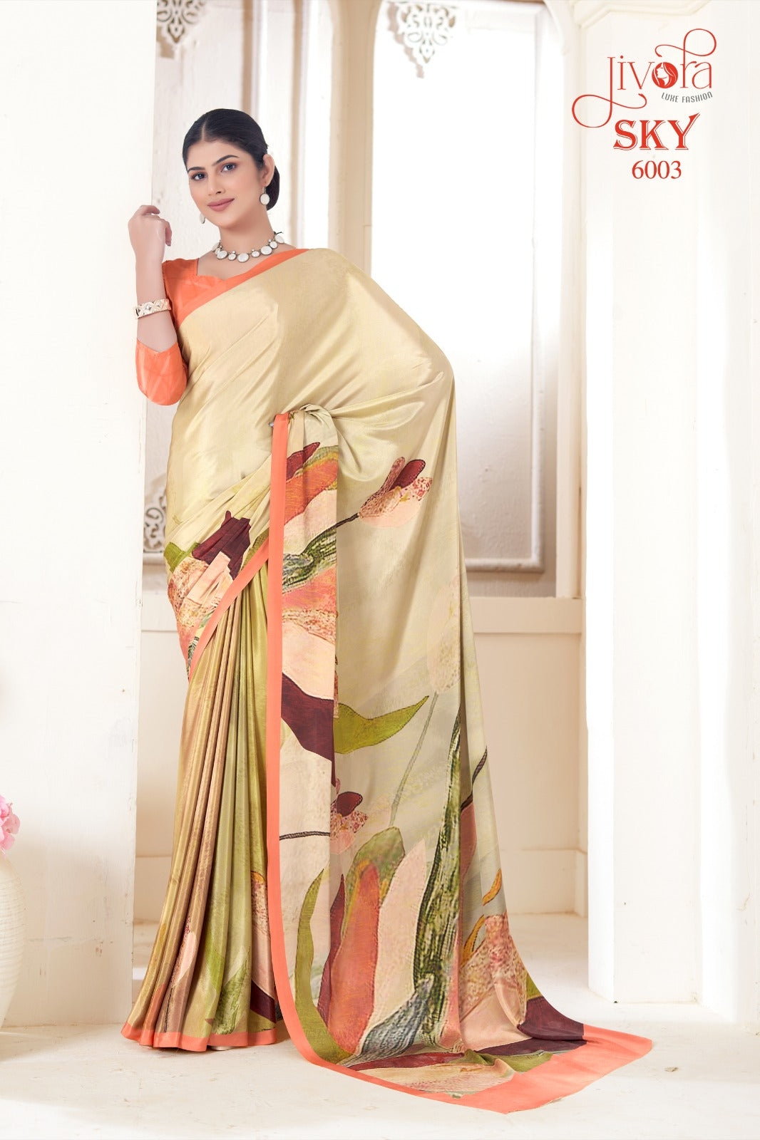 6003 Sky Jivora Sarees