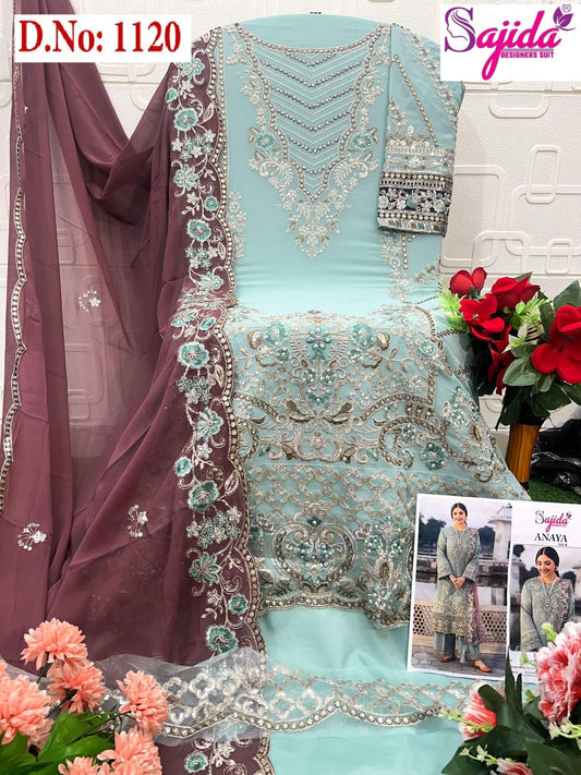 1120 Anaya Vol-4 Sajida Georgette Pakistani Salwar Suits