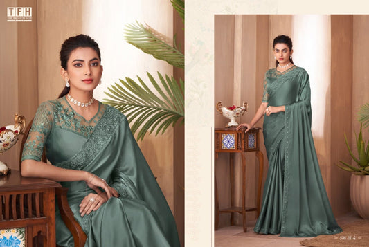 Sw-1114 Sandal Wood Vol 11 Tfh Sarees