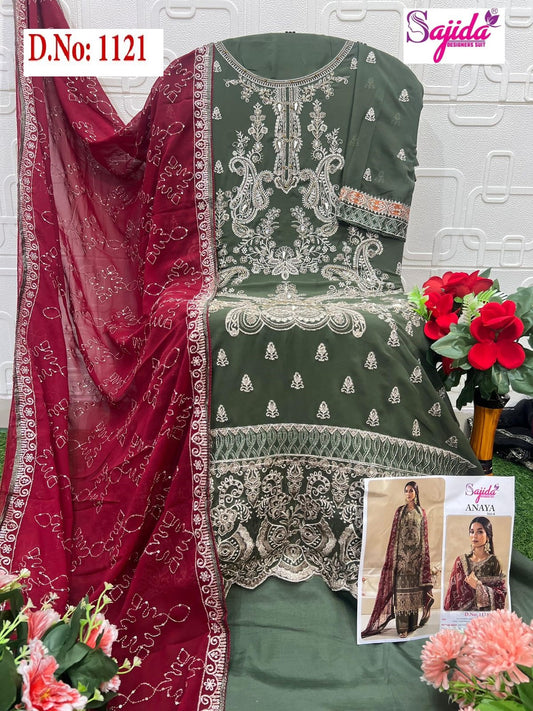 1121 Anaya Vol-4 Sajida Georgette Pakistani Salwar Suits
