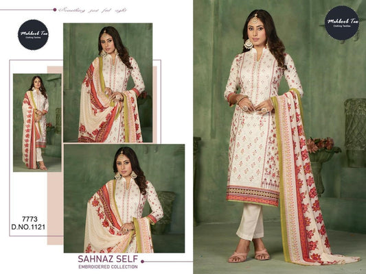 1121 Mehboob Tex Embroidered Pakistani Patch Suits