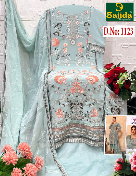 1123 Anaya Vol-5 Sajida Georgette Pakistani Salwar Suits