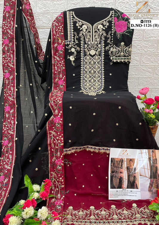 1126B Ziaya Design Sequence Work Pakistani Salwar Suits