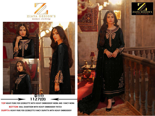 1127D Ziaya Design Fox Georgette Pakistani Salwar Suits