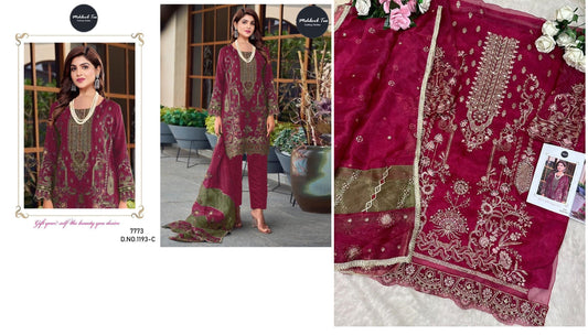 1193-C Mehboob Tex Pakistani Salwar Suits