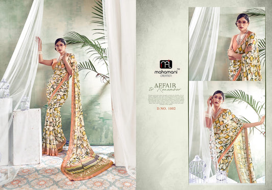 1002 Colors Mahamani Creation Sarees