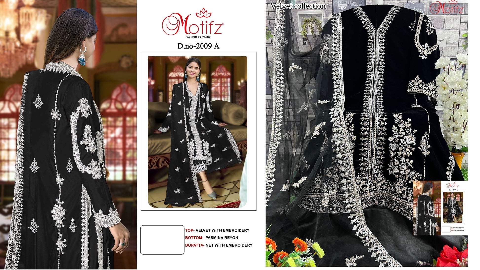 2009-A Motifz Pakistani Salwar Suits