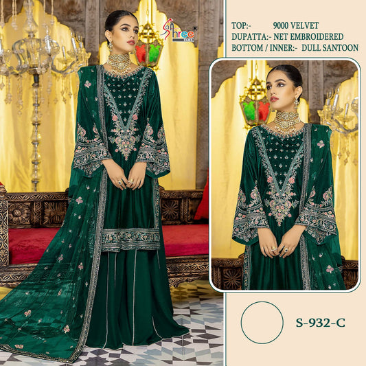 S-932-C Shree Fabs Pakistani Salwar Suits