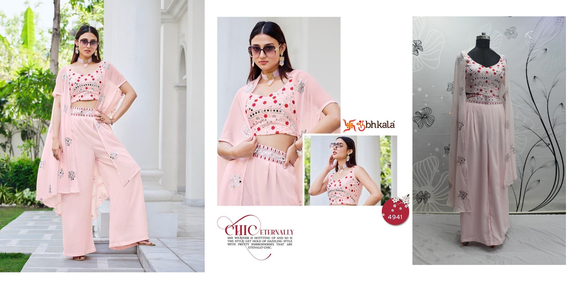 4941 Flory Vol 38 Khushboo Western Dress