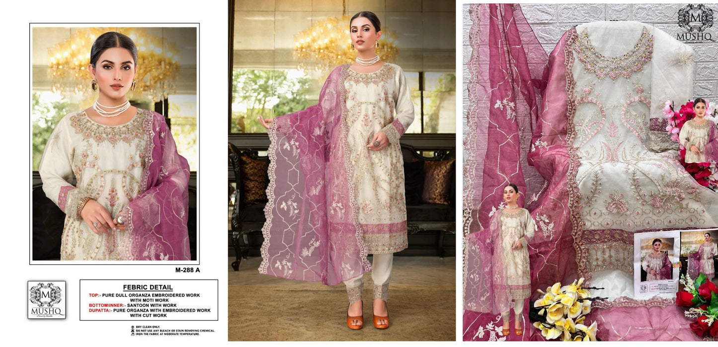 288A Mushq Pakistani Salwar Suits