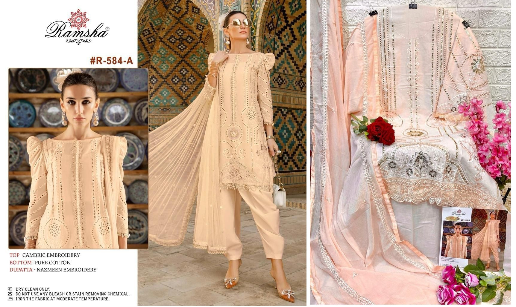 584A Ramsha Pakistani Salwar Suits