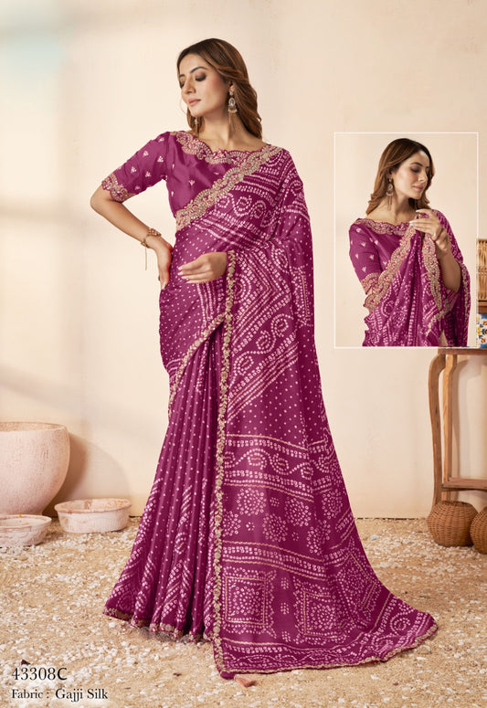43308C Norita Mahotsav Sarees