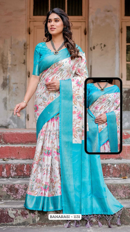 1131 Nx Almaari Banarasi Silk Sarees