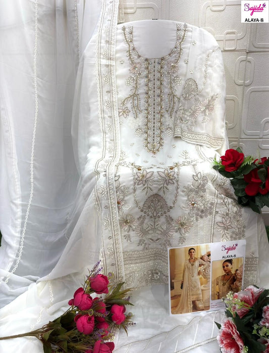 1133 Alaya Vol 8 Sajida Georgette Pakistani Salwar Suits
