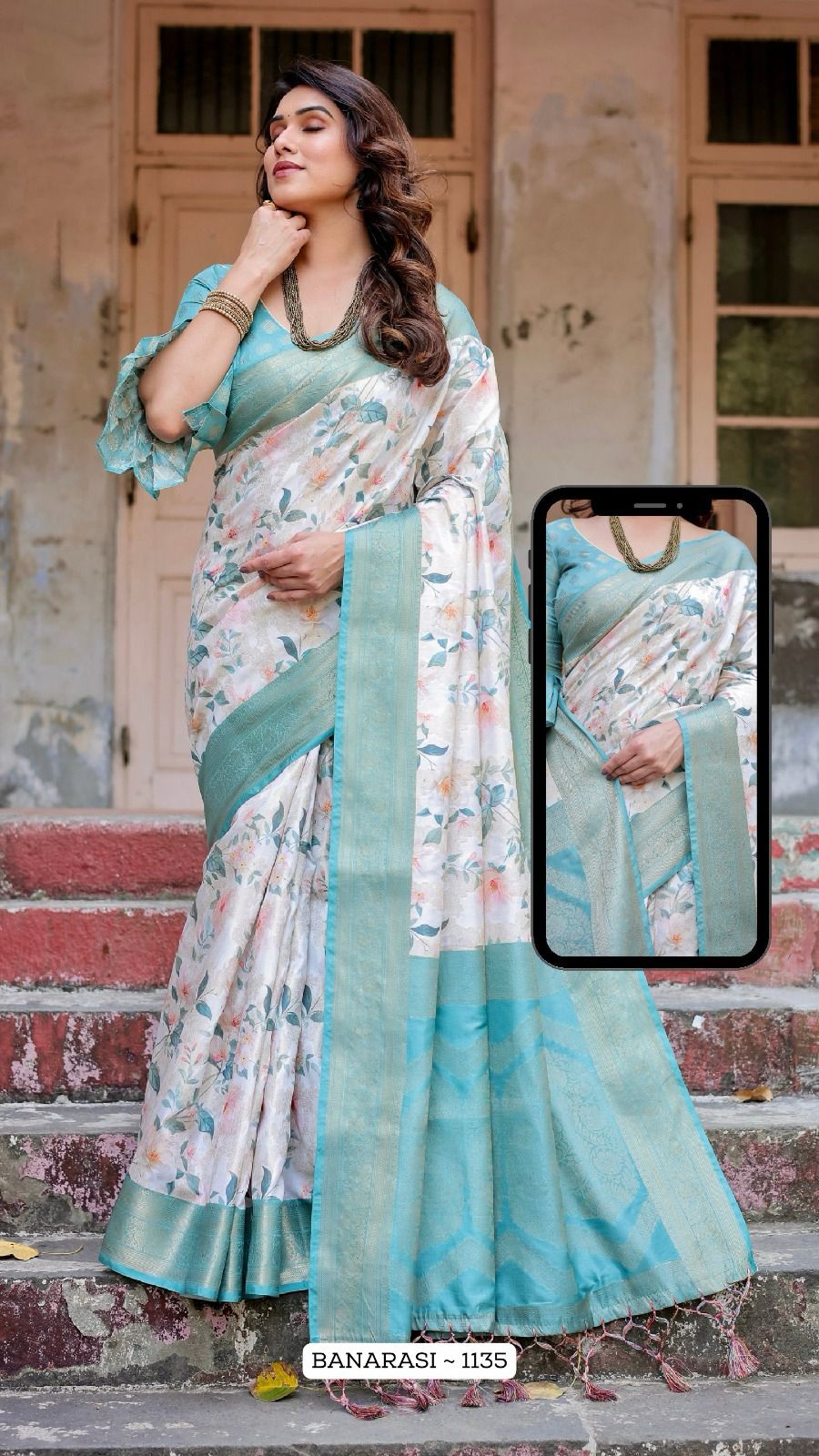 1135 Nx Almaari Banarasi Silk Sarees