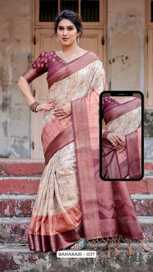 1137 Nx Almaari Banarasi Silk Sarees