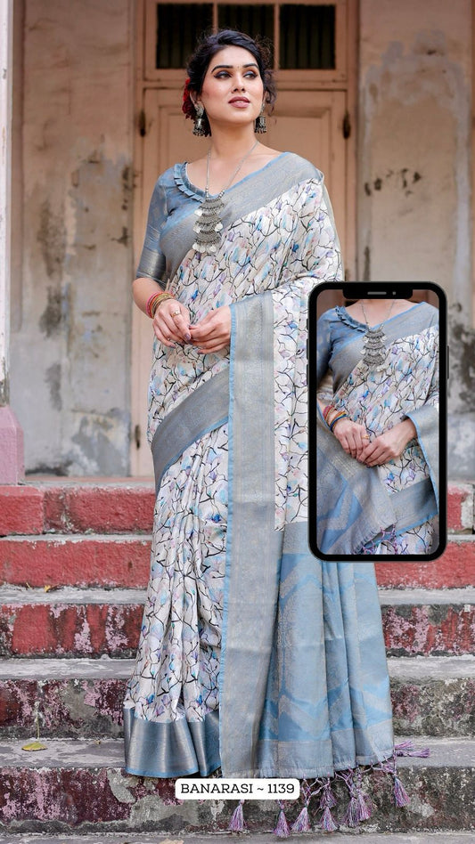 1139 Nx Almaari Banarasi Silk Sarees