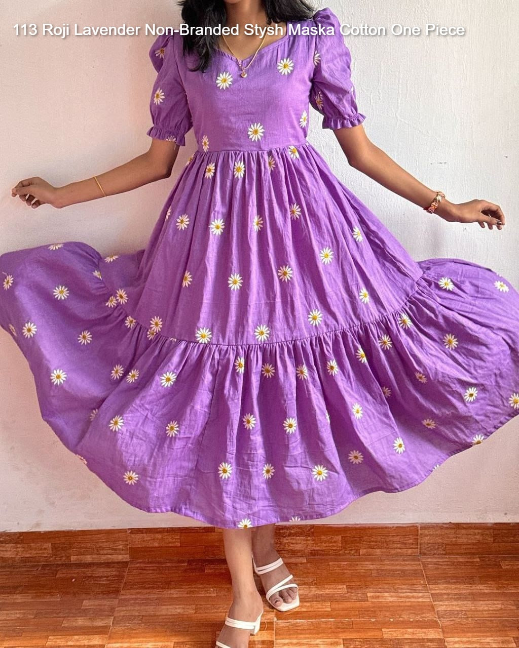 113 Roji Lavender Non-Branded Stysh Maska Cotton One Piece