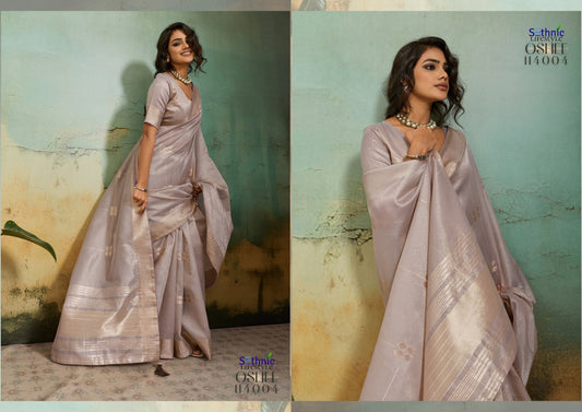 114004 Oshee Vibe Sethnic Linen Sarees