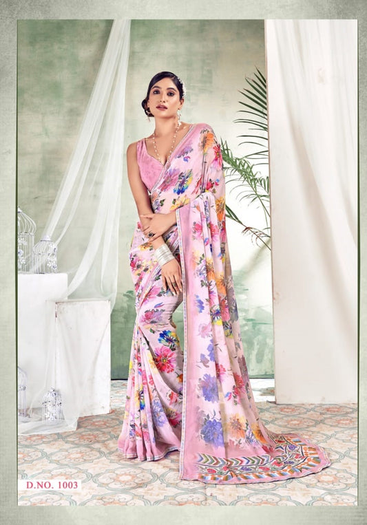 1003 Colors Mahamani Creation Sarees