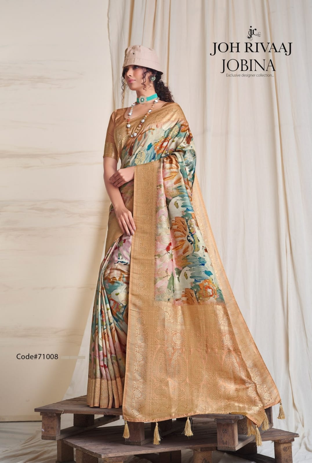 71008 Jobina Joh Rivaaj Sarees