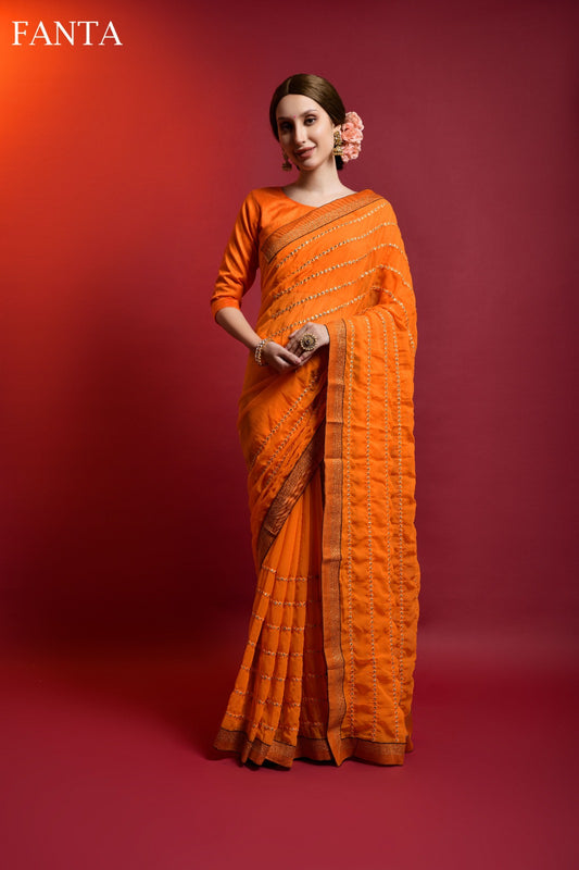 Mirror Line Fanta Fashion Berry Sarees