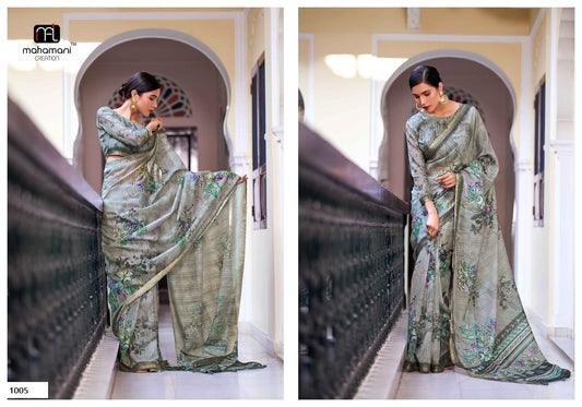 1005 Ruby Mahamani Creation Sarees