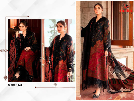 1142 Aasha Designer Print Pakistani Salwar Suits