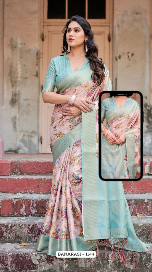 1144 Nx Almaari Banarasi Silk Sarees