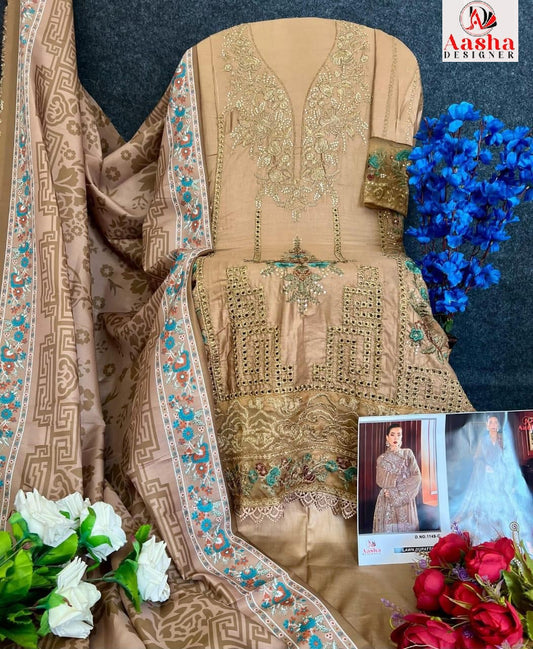 1149-C Aasha Designer Heavy Rayon Pakistani Salwar Suits